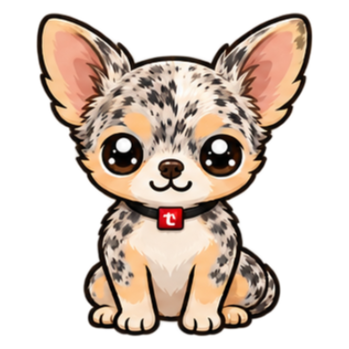 MooMoo wearing a Team1 collar